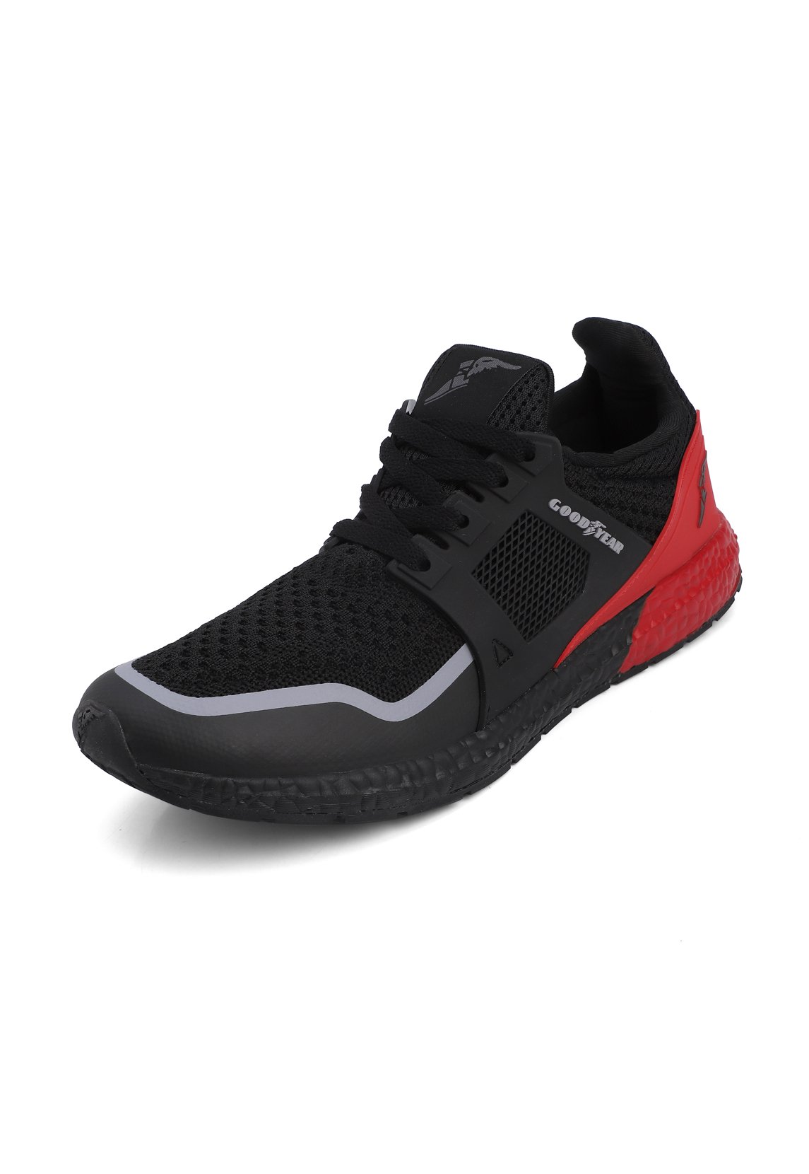 Educación moral suficiente Incorrecto Tenis Goodyear Negro/Rojo DETROIT-L - Goodyear Footwear Colombia