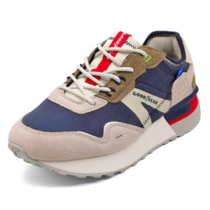 Tenis Hombre Goodyear Azul/Beige CRESTONE-B