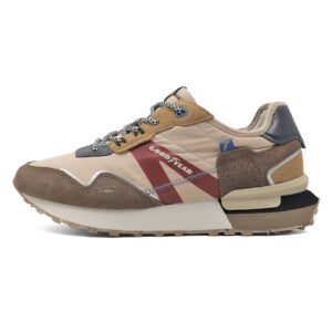 Tenis Hombre Goodyear Beige/Café CRESTONE-E