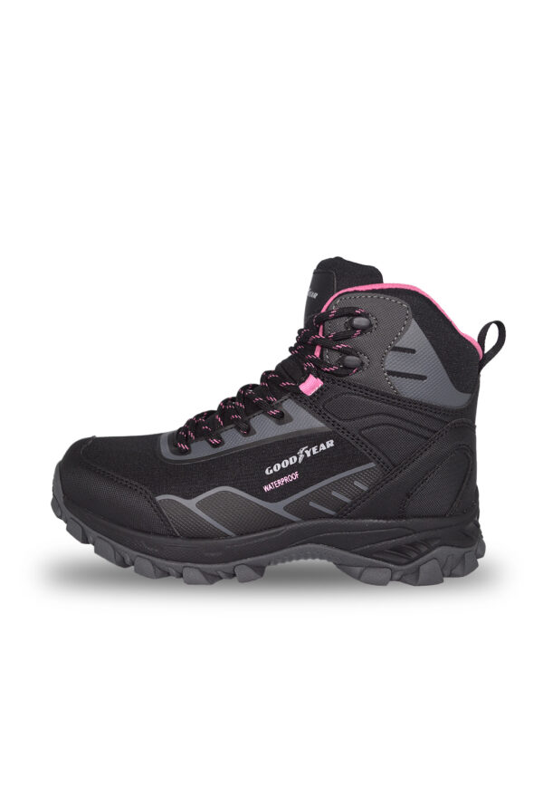 Bota Mujer Goodyear Black/Pink WATERPROOF BAER W - Imagen 2