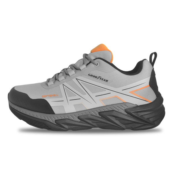 Tenis Hombre Goodyear Grey/Black/Orange SOFTSHELL MAROCO